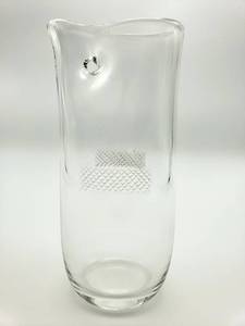 lot 45 image: Orrefors- Bird Beak Eye Hole Crystal Pitcher- Signed
