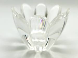 lot 52 image: Orrefors Swedish Mayflower Crystal Bowl-Signed