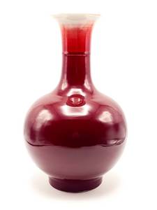 lot 22 image: Asian Porcelain Oxblood Vase - Signed