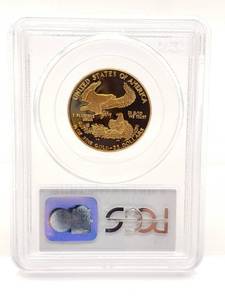 lot 10 image: 1987 P $25 Gold Eagle Proof Graded PCGS PR69 DCAM