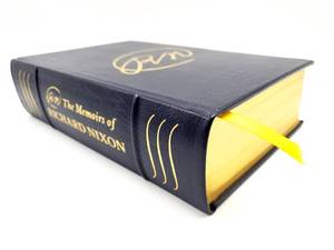 lot 25 image: Richard Nixon Hand-Signed The Memoirs of Richard Nixon Specially Bound Book