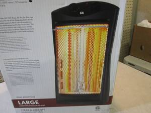 lot 14 image: SAI Quartz Tower Heater Open Box  R...