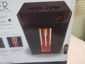lot 19 image: Life Smart Quartz Infrared Heater O...