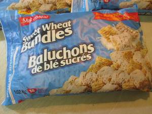lot 55 image: 3 Family Size Bags of Sweet Wheat B...
