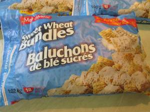 lot 57 image: 3 Family Size Bags of Sweet Wheat B...