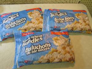 lot 58 image: 3 Family Size Bags of Sweet Wheat B...
