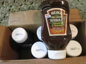 lot 90 image: 6 Bottles of Heinz Hawaii Sweet & S...
