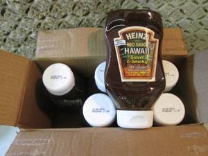 lot 92 image: 6 Bottles of Heinz Hawaii Sweet & S...