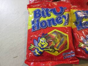 lot 95 image: 12 Bags of Bit-O-Honey Best by Aug ...