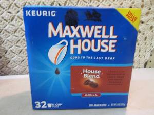 lot 98 image: 32 Keurig Maxwell House House Blend...