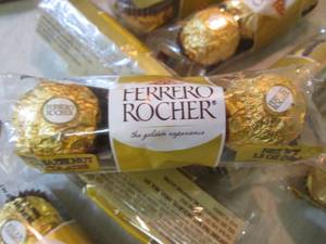 lot 110 image: Ferrero Rocher Candy Dates Vary  B-...