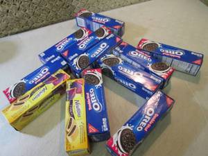 lot 120 image: 12 Assorted Boxes of Oreo Cookies a...