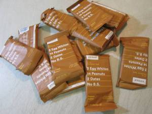 lot 123 image: 12 RXBAR Peanut Butter Bars Best by...