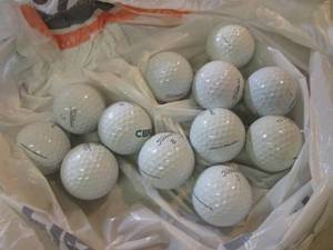 lot 133 image: 12 Golf Balls  EC1...
