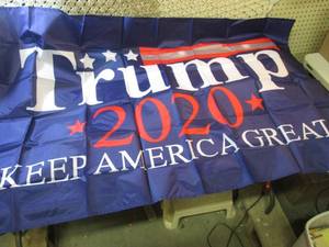 lot 146 image: 3 ft x 5 ft Trump 2020 Keep America...