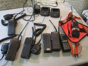 lot 193 image: Lot of Kenwood 2-Way Radios with Ba...