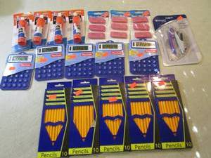 lot 198 image: Assorted School Supplies  BS...