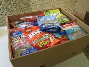 lot 211 image: Box Full of Assorted Sunflower Seed...