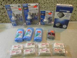 lot 214 image: Light Bulbs, Deodorant and Fast Fir...