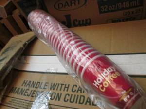 lot 228 image: Case of 1000 16 ounce Insulated Cup...
