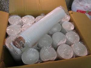 lot 239 image: Case of 1000 12 ounce Double Poly P...