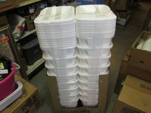 lot 244 image: 17 Foam Coolers with Lids  EW7...