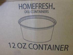 lot 252 image: Case of 500 12 ounce Containers  EW...
