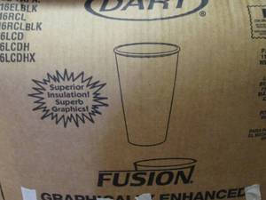 lot 253 image: Case of 500 20 ounce Insulated Cups...