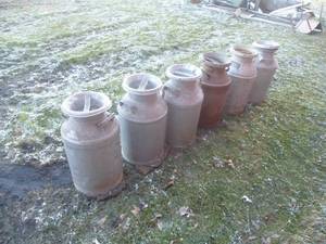 Antique CreamMilk Cans