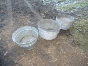 Galvanized Wash Tubs
