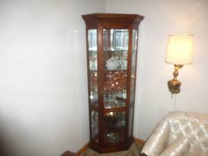 Corner Curio Cabinet