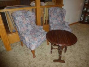 Reading Chairs & Table