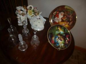 Glass Chrystal Bell & Plate Collection