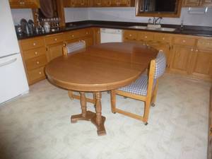 Oak Kitchen Table Set