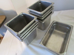 lot 27 image: Stainless Containers