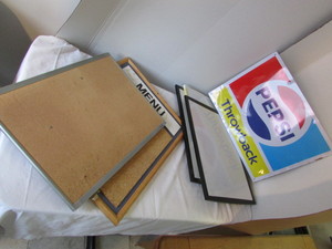lot 36 image: White and Cork Boards