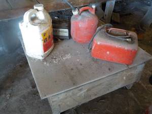 lot 13 image: All Items Pictured (Gas Cans, Batte...
