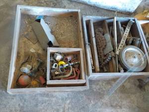 lot 15 image: All Wood Boxes (4) with Tools -See ...