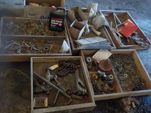 lot 31 image: 5 Wood Boxes With Hardware, Include...