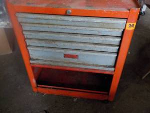lot 77 image: Metal Took Box ...