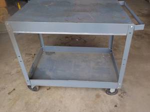 lot 112 image: Industrial Cart 2 Shelf...