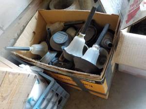lot 133 image: Misc Lot of  Items, Lawn Lights, Pl...