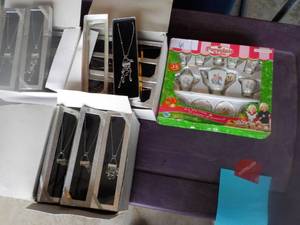 lot 144 image: New in Boxes Necklaces, and Kids Ce...