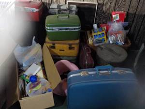 lot 156 image: Suitcases, Storage Containers, Game...