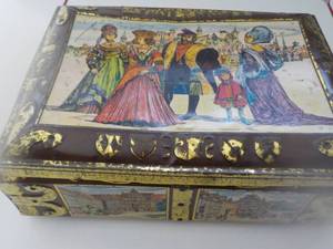 lot 173 image: Tin With Buttons...