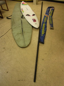 lot 113 image: SEATREND 9 WINDSURFER AND NEILPRYDE CARBON 60 SAILING MAST