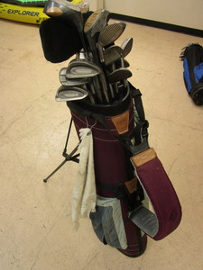 lot 117 image: TOUR LINE III GOLF CLUBS AND BAG