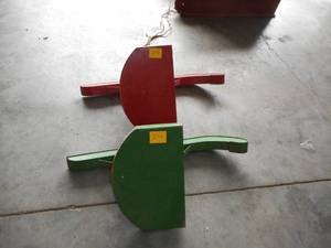 lot 24 image: Two Vintage Ski Seat Sleds