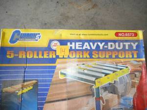 lot 14 image: (3) New Cummins Tool Roller Work Support Stands