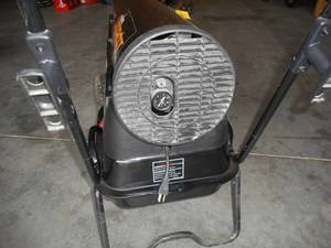 lot 3 image: Used Mr. Heater Torpedo Heater 175,000 BTU
